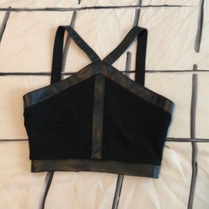 Black Crop Tank